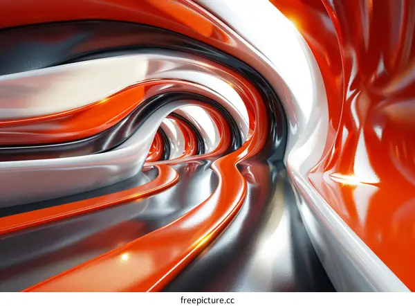 Abstract Futuristic Architectural Design