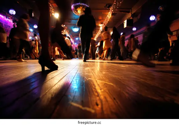 A Night of Dancing in a Lively Ballroom