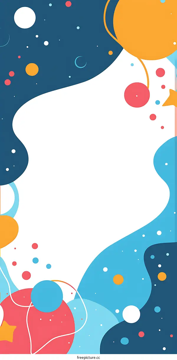 Abstract Colorful Shapes Background