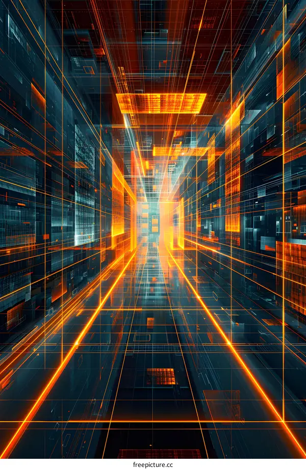 Futuristic Sci-Fi Technology Background