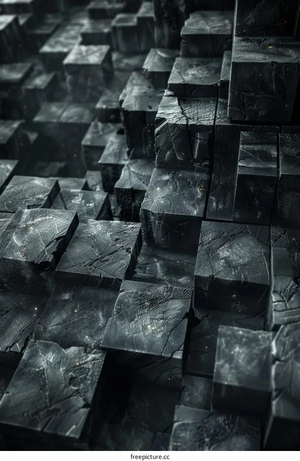 Abstract Cubistic Texture Design