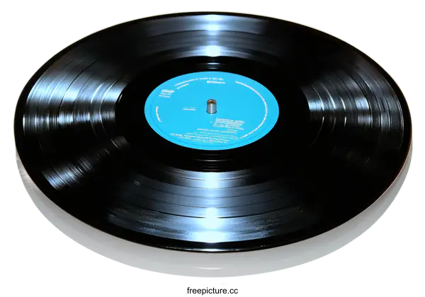 [Transparent Background PNG]Vintage Black Vinyl Record