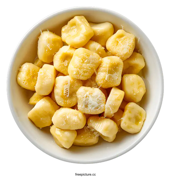 [Transparent Background PNG]gnocchi with cheese