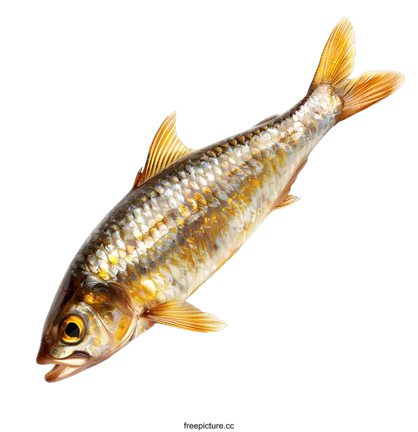 [Transparent Background PNG]Dried Yellow Fish on White Background