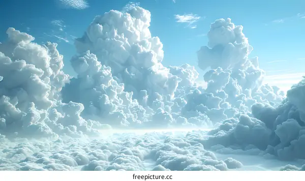 The vast sea of clouds