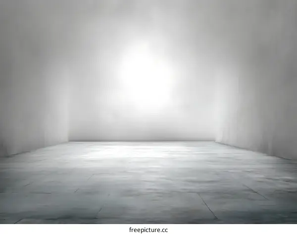 Empty Concrete Interior Studio Background
