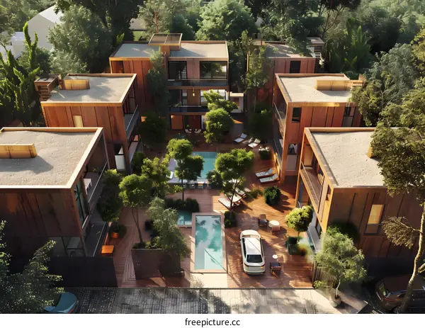 Modern Architectural Design Of Houses With Pool