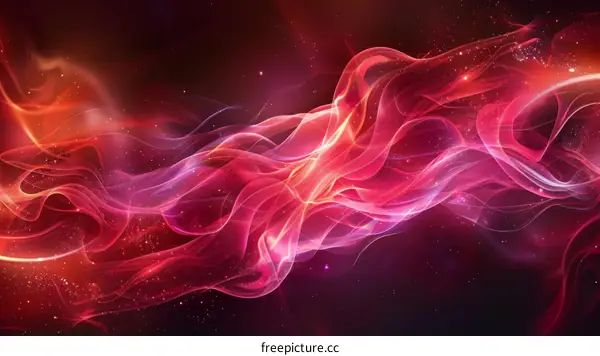 Fiery Red Flame Background