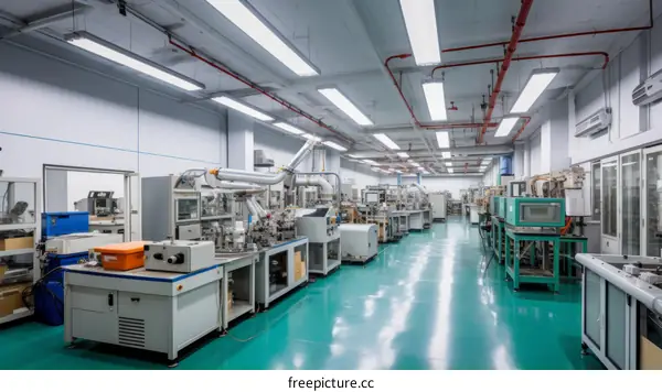 Modern Factory Workshop Interior