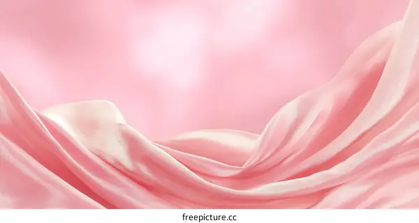 Pink Satin Fabric Texture Background