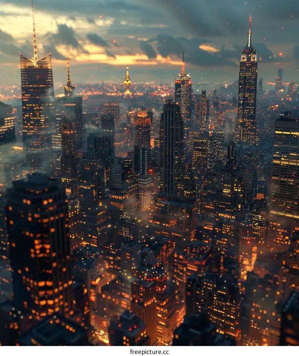 New York City Night Scene