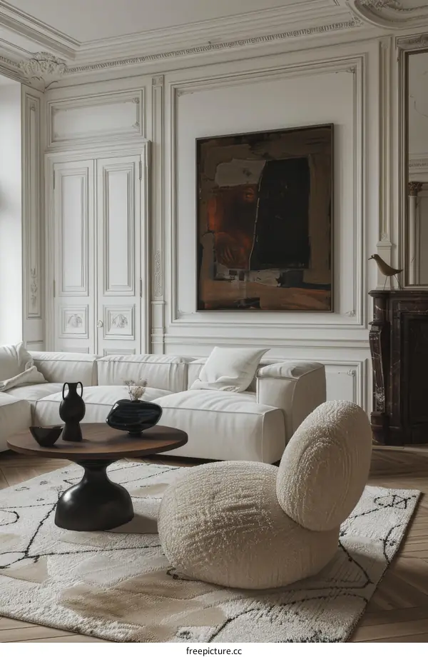 Modern Minimalist Living Room with Stylish Decor