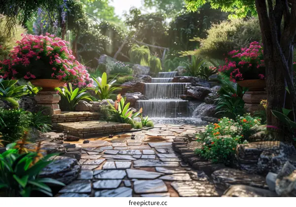 Path Through a Fantasy Forest