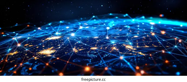Global Network Connection Illustrative Image