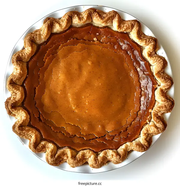 Homemade pumpkin pie