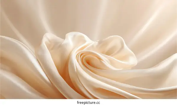 Elegant Beige Silk Fabric Texture
