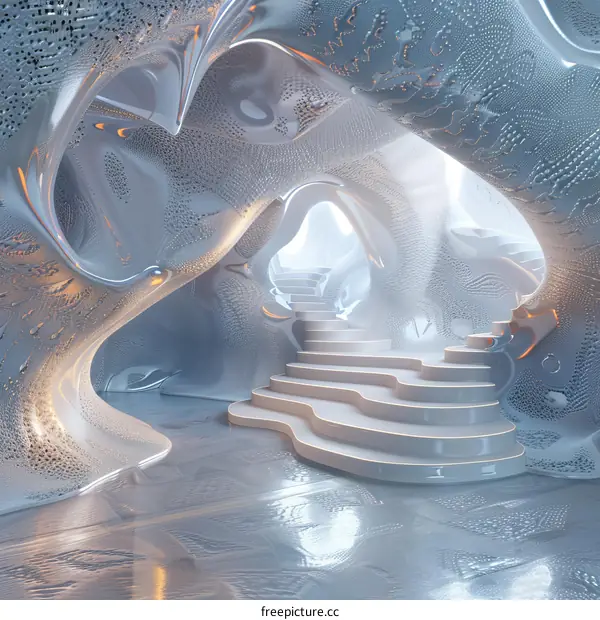 Futuristic Sci-Fi Spaceship Interior Concept