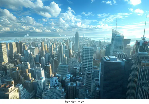 New York City Skyline with Empire State Building