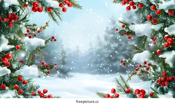 Christmas Snow Background