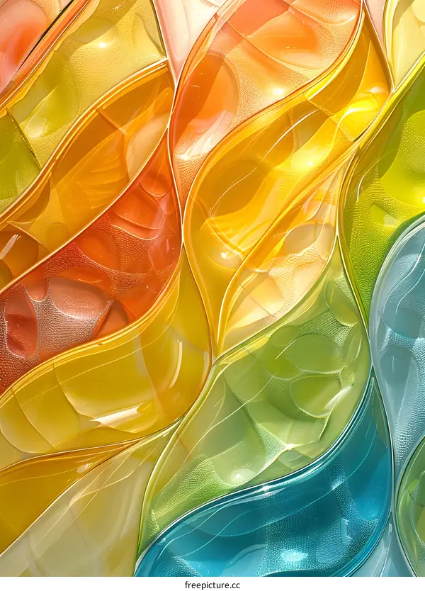 Colorful abstract background of flowing liquid