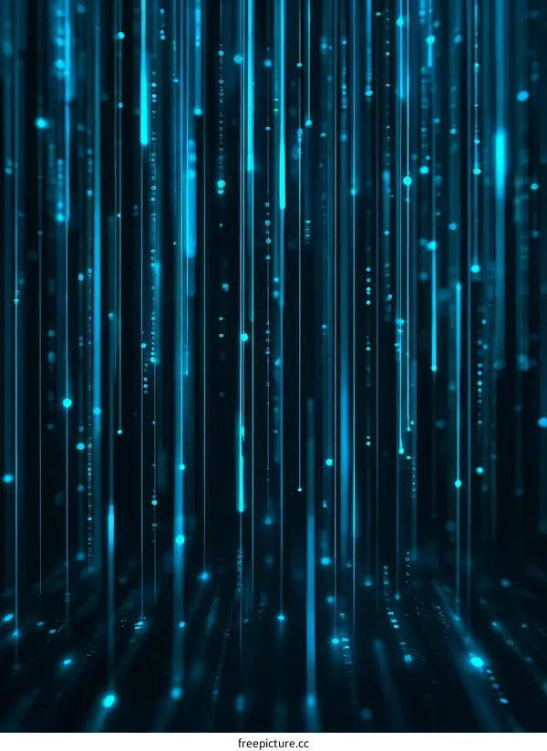 Abstract Digital Light Lines Background