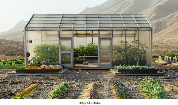 Greenhouse Oasis in the Desert