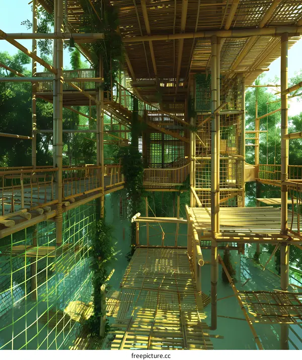 Bamboo Treehouse Architecture Design