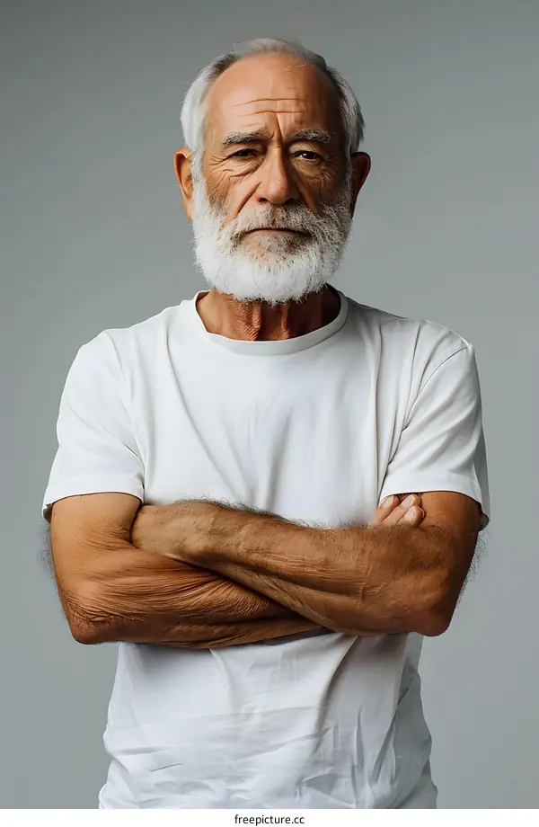 portrait of an old man with a beard