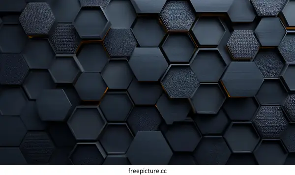 Abstract Geometric Hexagon Pattern Background