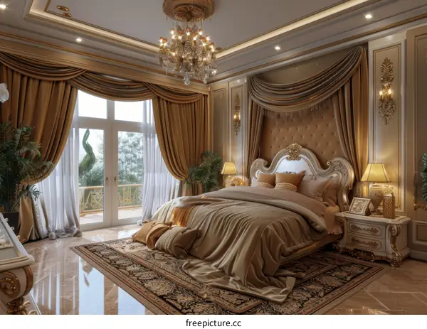 Luxury Bedroom with Exquisite Details