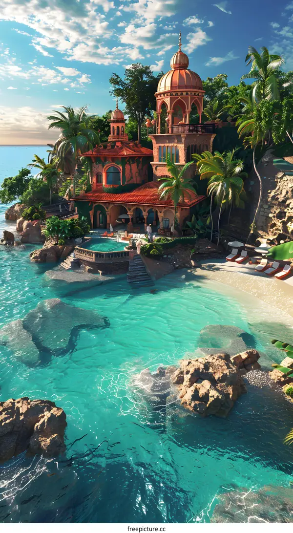 fantasy beach house