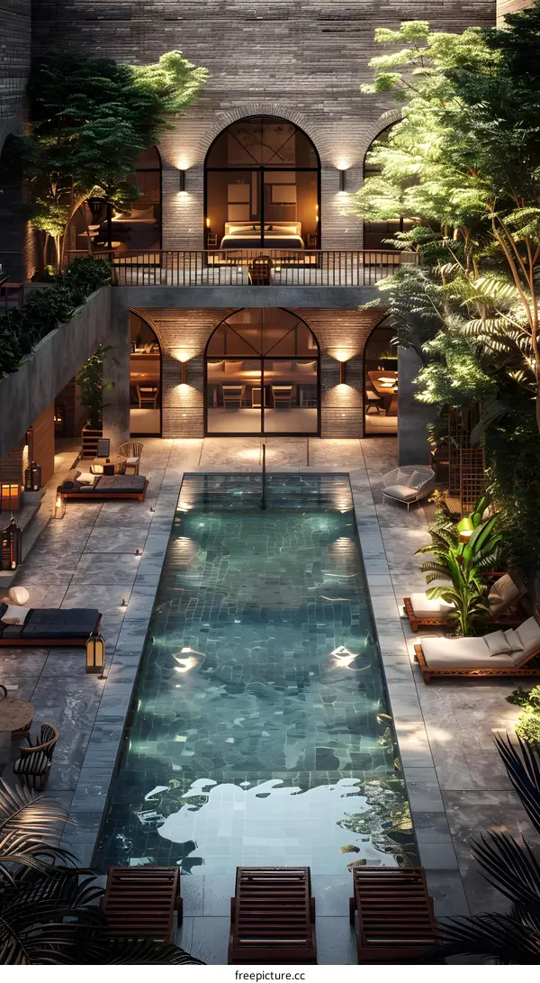 Tropical Oasis Pool