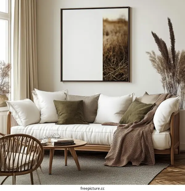 Modern Living Room Decor with a Neutral Color Palette