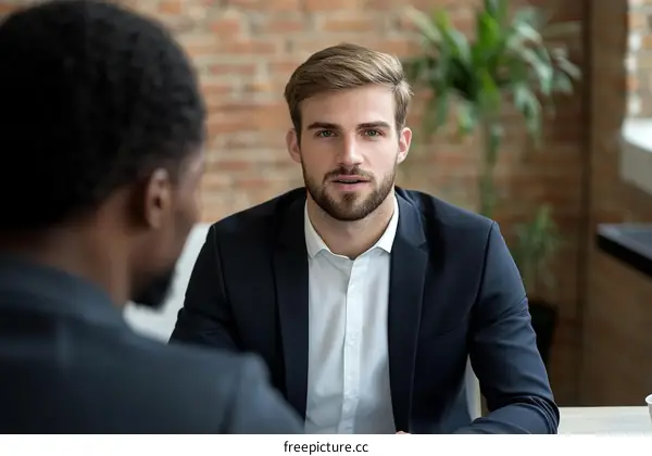 Business Interview Two People