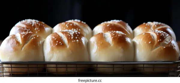 Homemade soft and fluffy dinner rolls