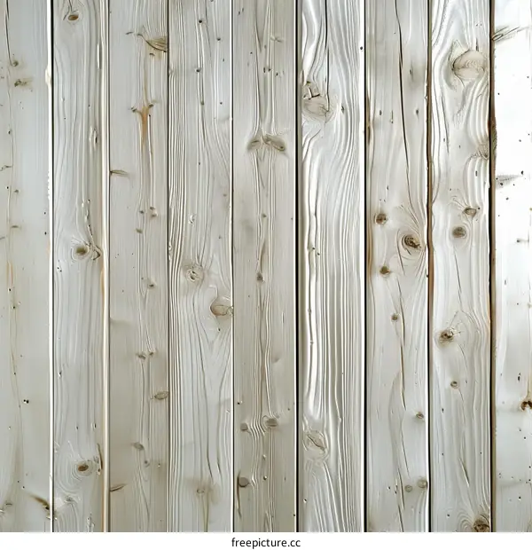Whitewashed wooden planks background