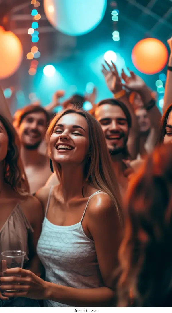 People dancing at a party