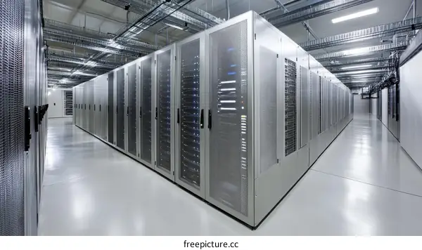 Modern Data Center Server Racks