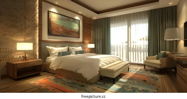 Modern Hotel Bedroom Interior Design