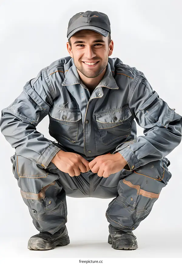 Portrait of a Confident Construction Worker