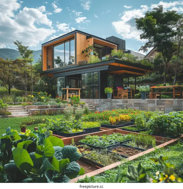 Modern House with Garden