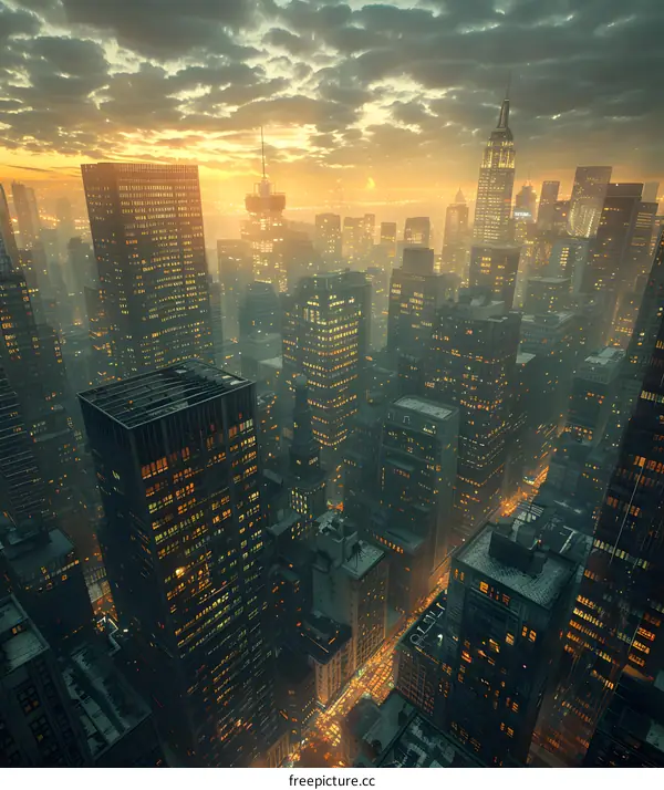 New York City Night View