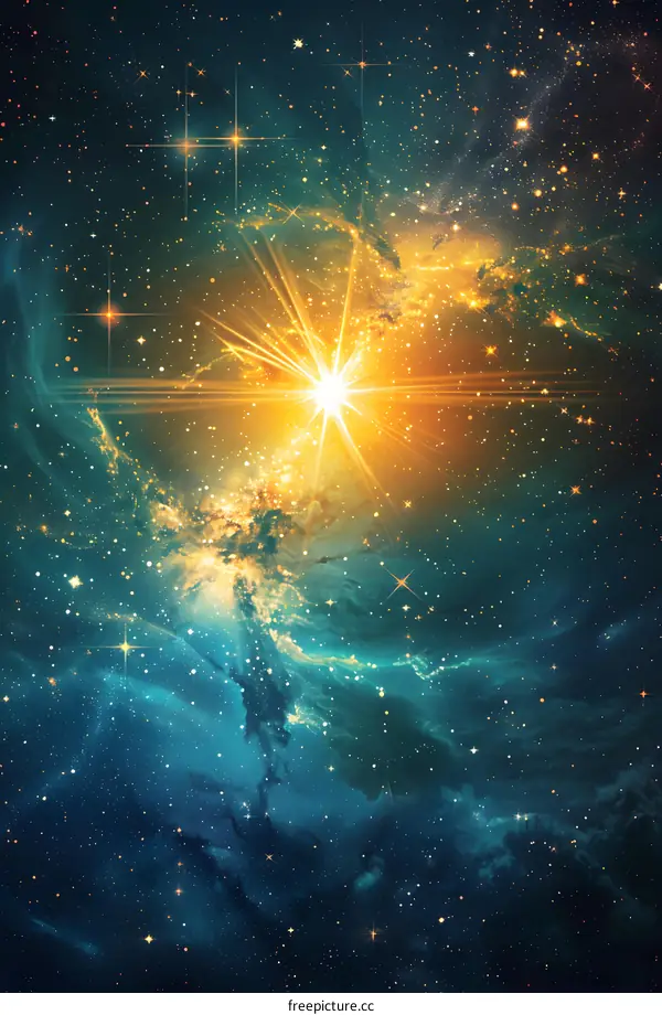 Awesome Nebula and Stars