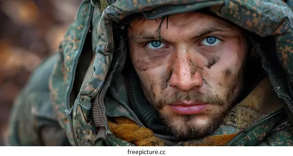 Portrait of a soldier