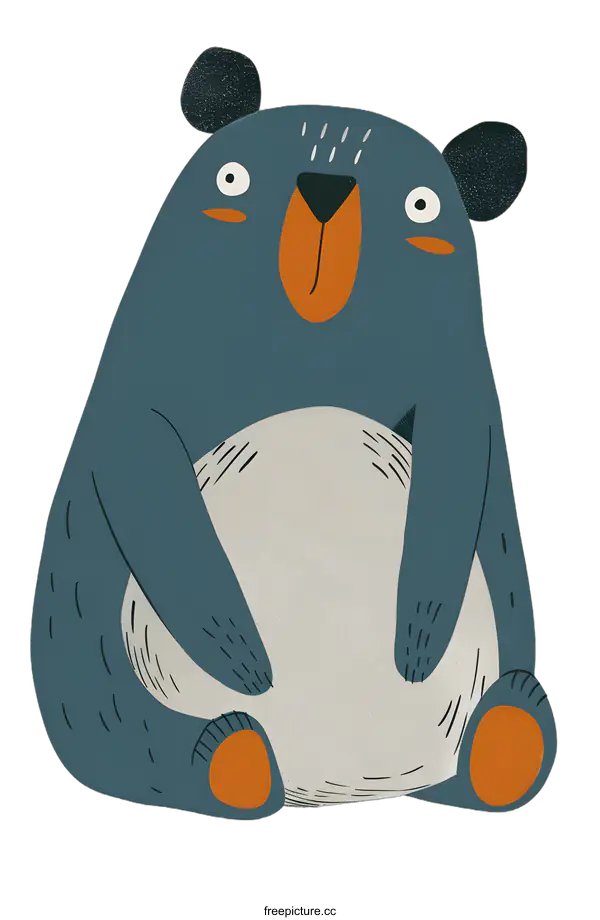 [Transparent Background PNG]Cute Cartoon Bear Illustration Design