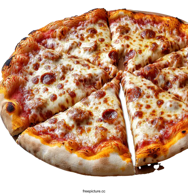 [Transparent Background PNG]Delicious Pepperoni Pizza Ready to be Eaten