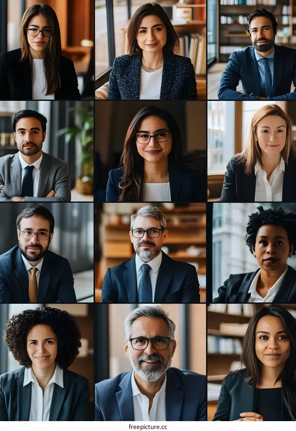 Diverse Team of Professionals in a Business Meeting