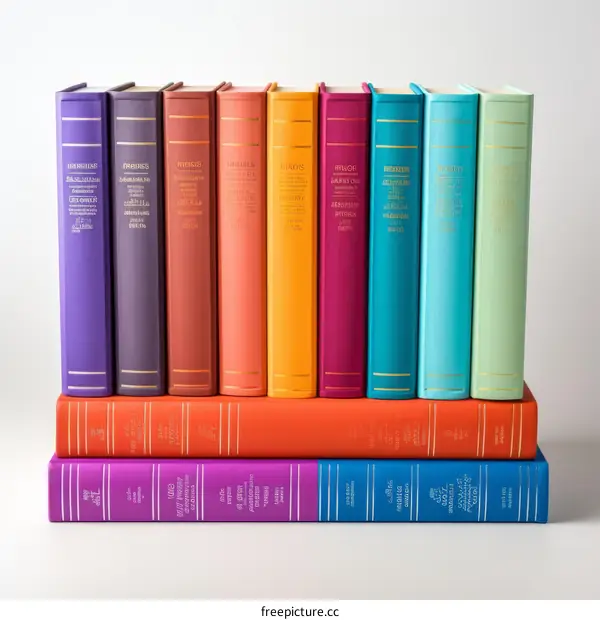 Colorful Stack of Books