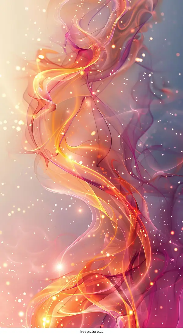 Mesmerizing Flowing Flames: Symbolic of Passion and Desire