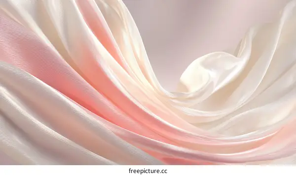 Elegant Flowing Fabric with Delicate Colors